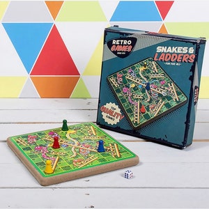  Magnetic Snakes and Ladders Board Game Set - 9.6 Inches : Toys  & Games