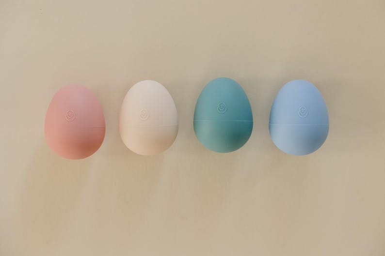 Non-Toxic Silicone Easter Eggs, Montessori Sensory Play, Set of 24, Earth Tone image 4