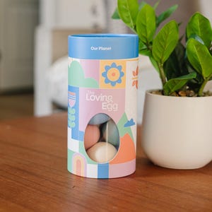 Non-Toxic Silicone Easter Eggs, Montessori Sensory Play, Set of 24, Earth Tone image 11