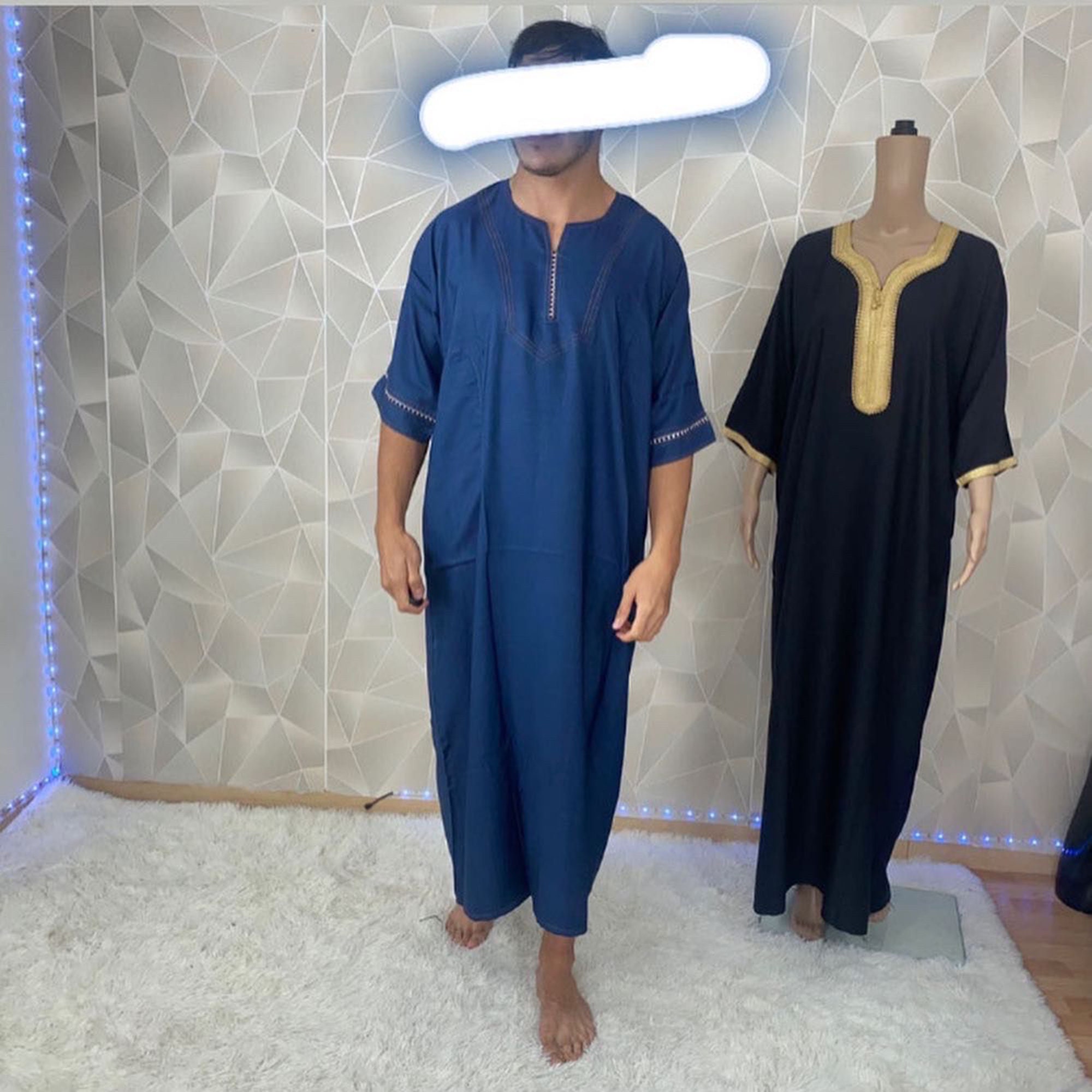 Vestiging een beetje labyrint Qamis Man Djellaba Man Aid Outfit Eid Mubarak Oriental - Etsy