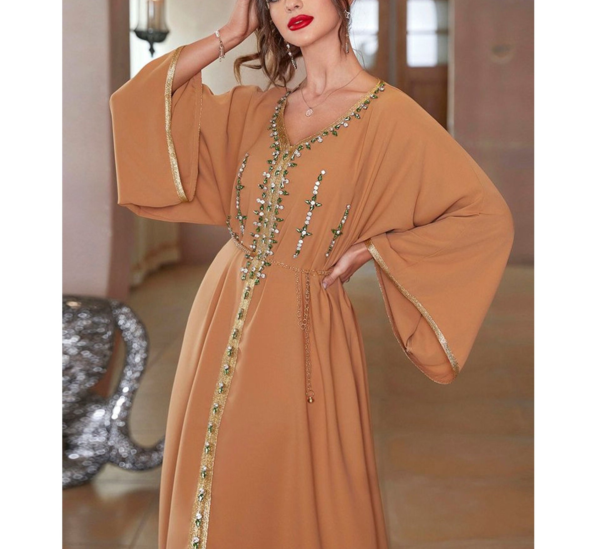 Vestido de dubai - Etsy España Vestido de dubai - Etsy España