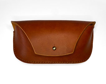 Leather sunglass Case, Custom Soft glasses Case , Personalized sunglasses Case with clip, Readin, Eyeglasses Case, Handmade  glasses case