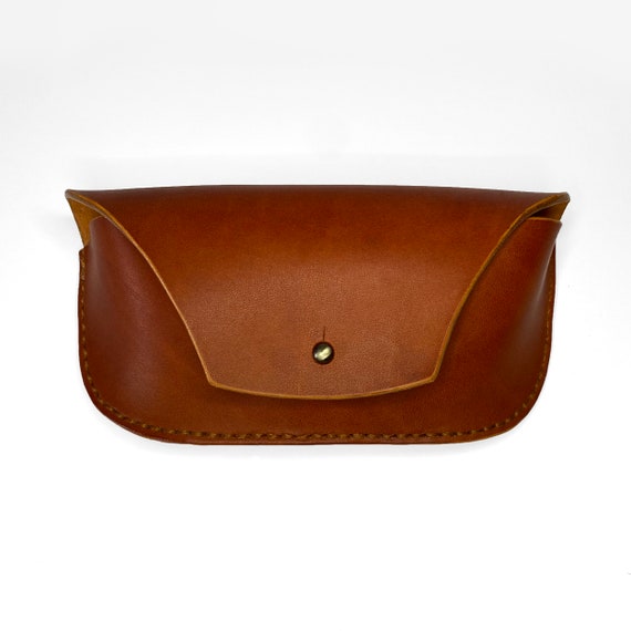 Leather sunglass Case, Custom Soft glasses Case , Personalized sunglasses Case with clip, Readin, Eyeglasses Case, Handmade  glasses case