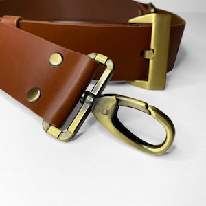 4 cm Echt Ledergurt, Handtasche Riemen, Leder Schultergurt, Leder Ersatz Taschengurt 4 cm, Vachetta Lederband,