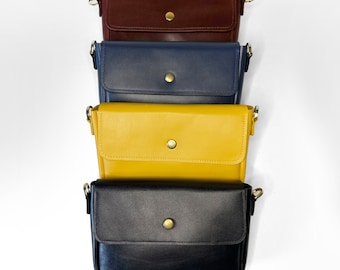 Genuine Leather Crossbody Bag, crossbody bag, shoulder bag, phone bag, mini crossbody bag, small crossbody bag