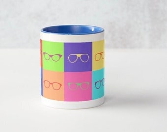 Eye glasses mug