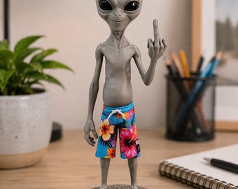 Alien Middle Finger STL – Funny Sci-Fi 3D Print Model
