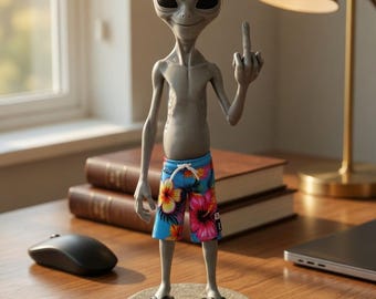 Alien Middle Finger STL – Funny Sci-Fi 3D Print Model