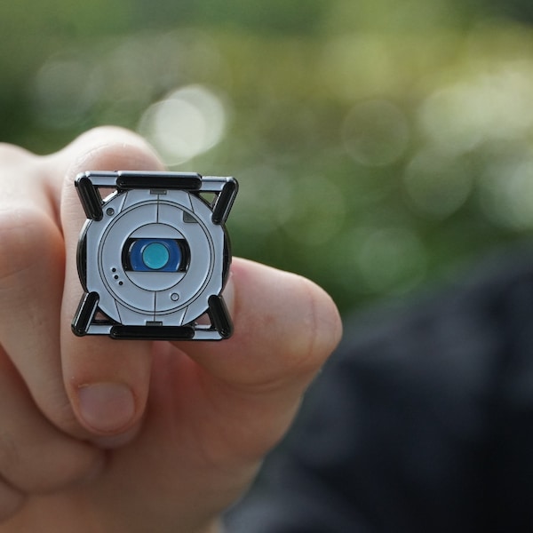 Wheatley Portal Pin - Aperture Science Enamel Pin