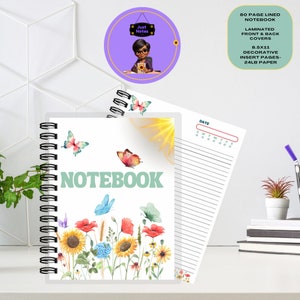 Cuadernos espirales - 80 páginas - Cuadernos coloridos para tomar notas
