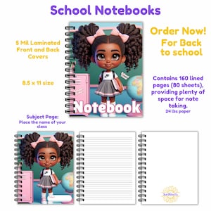 Lindos cuadernos escolares en espiral