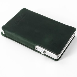 Cartera minimalista Emerald Edition Slim con envío gratuito en 2 días de Double Oak Essentials, regalos para hombres, cartera delgada de cuero, regalos para papá