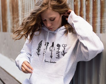 Texas Wildblumen Hoodie, TX Sweatshirt