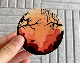 Texas Cowboy Vinyl Aufkleber, Texas Laptop Aufkleber, Tx Geschenk, Wasserflasche Aufkleber