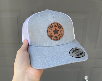 Life is good TX Trucker-Hut mit Aufnäher aus Leder