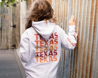 TX Unisex Sweatshirt, lustiges Geschenk von Texas, Hoodie von Texas