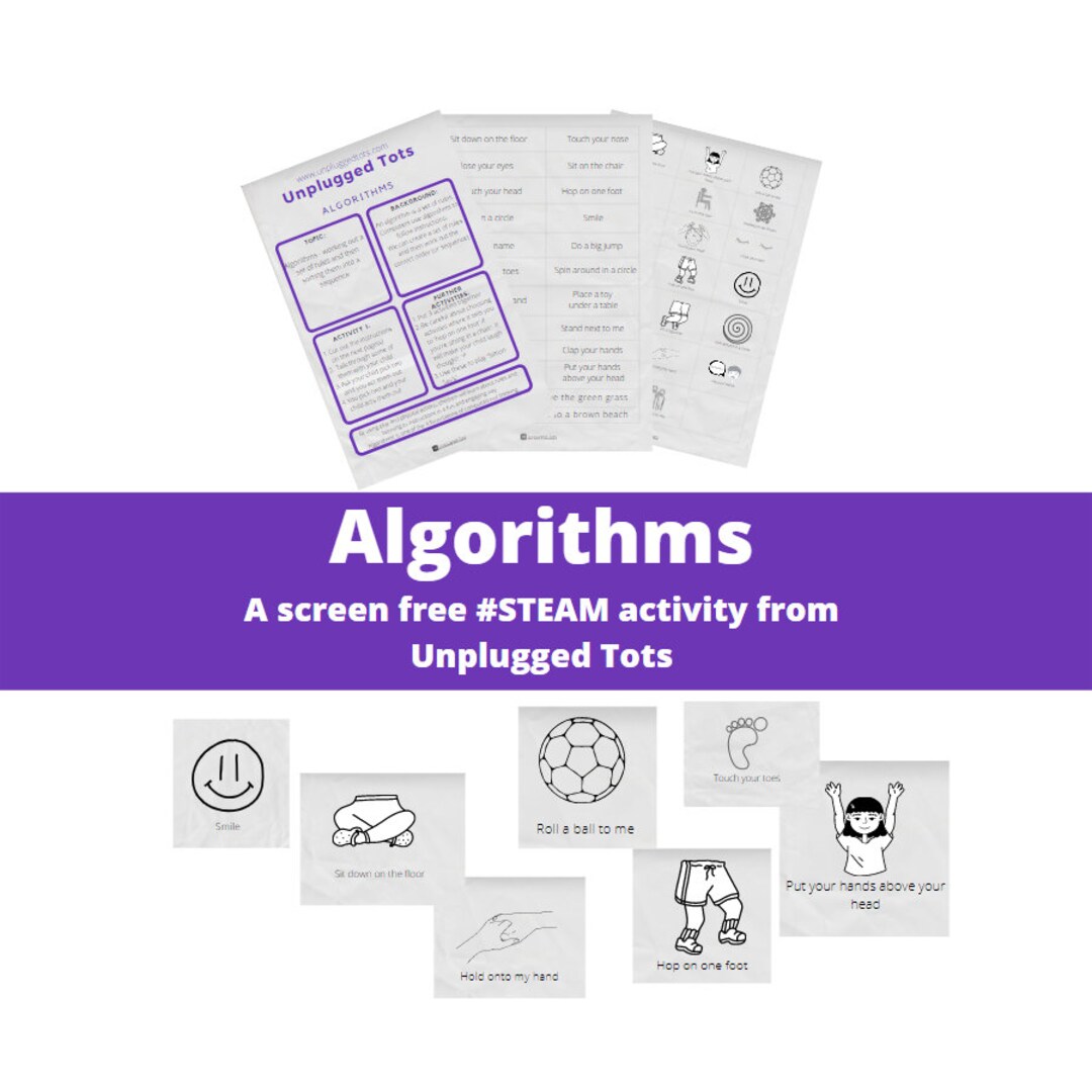 Printable | EYFS | Pre-school | Reception | Year 1| Year 2 | Algorithms ...