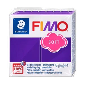 Fimo Staedtler Boetseerklei Fimo soft 57 gram pruim