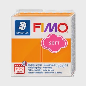 Fimo Staedtler Boetseerklei Fimo soft 57 gram mandarijn