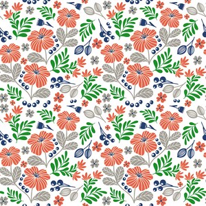 Polymer Clay Transfer Paper - Modern Floral 02 Cernit/Sculpey/Fimo