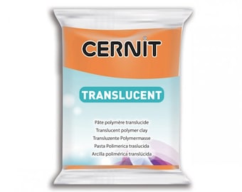 CERNIT translucide 56 g orange n° 752 (pâte polymère)