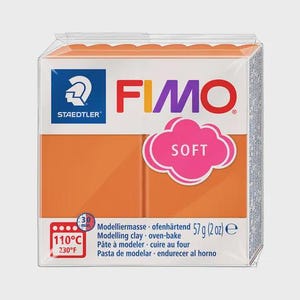 Fimo Staedtler Boetseerklei Fimo soft 57 gram cognac