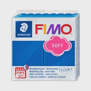Fimo Staedtler Boetseerklei Fimo soft 57 gram pacificblauw