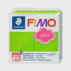 Fimo Staedtler Boetseerklei Fimo soft 57 gram appelgroen