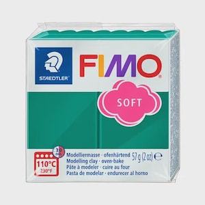 Fimo Staedtler Boetseerklei Fimo soft 57 gram emarald