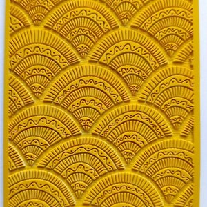 MOIKO texture tiles - 4.13   texture mat for polymer clay, Fimo, Sculpey, Cernit