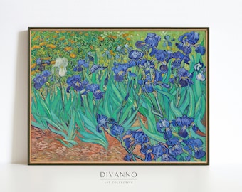 カラーリリー、アイリス、ミモザ、マティスギャラリーウォールアート