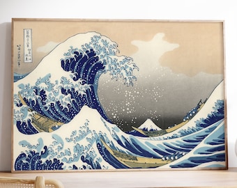 グレート・ウェーブ アートプリント - 葛飾北斎 - ヴィンテージ