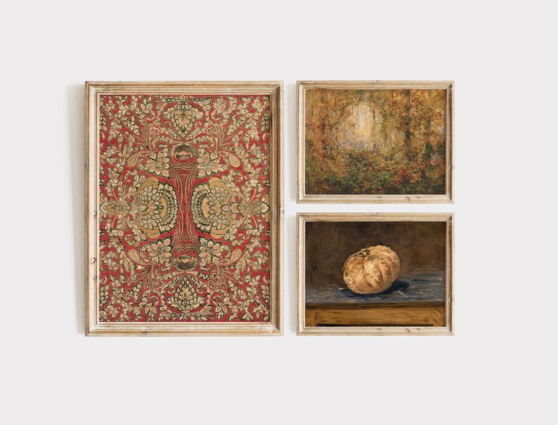 Printable Fall Gallery Wall, Set of 10 Digital Prints, Autumn Wall Art ...