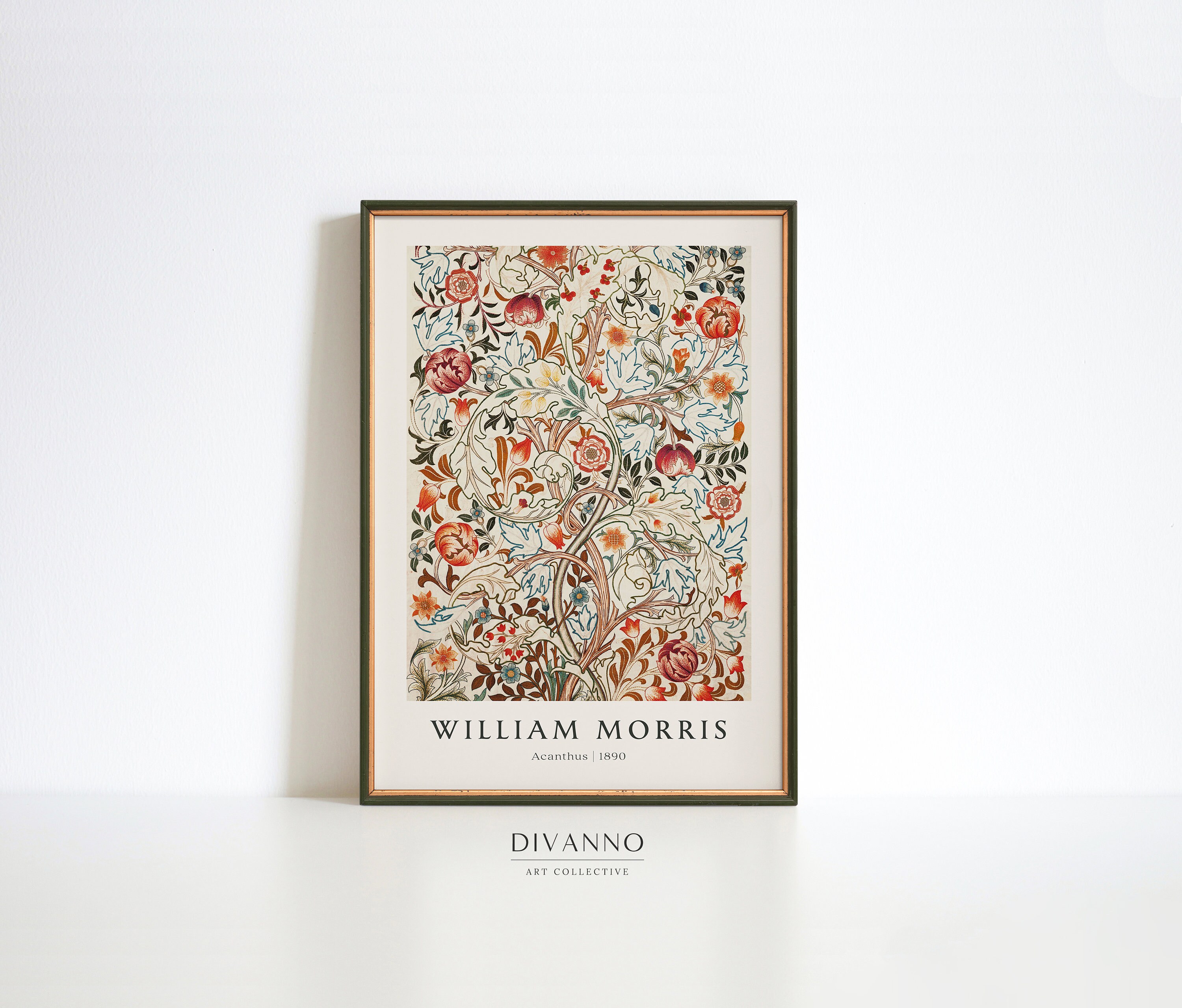 William Morris Prints Set of 3, Art Nouveau Floral Gallery Wall Art - Etsy