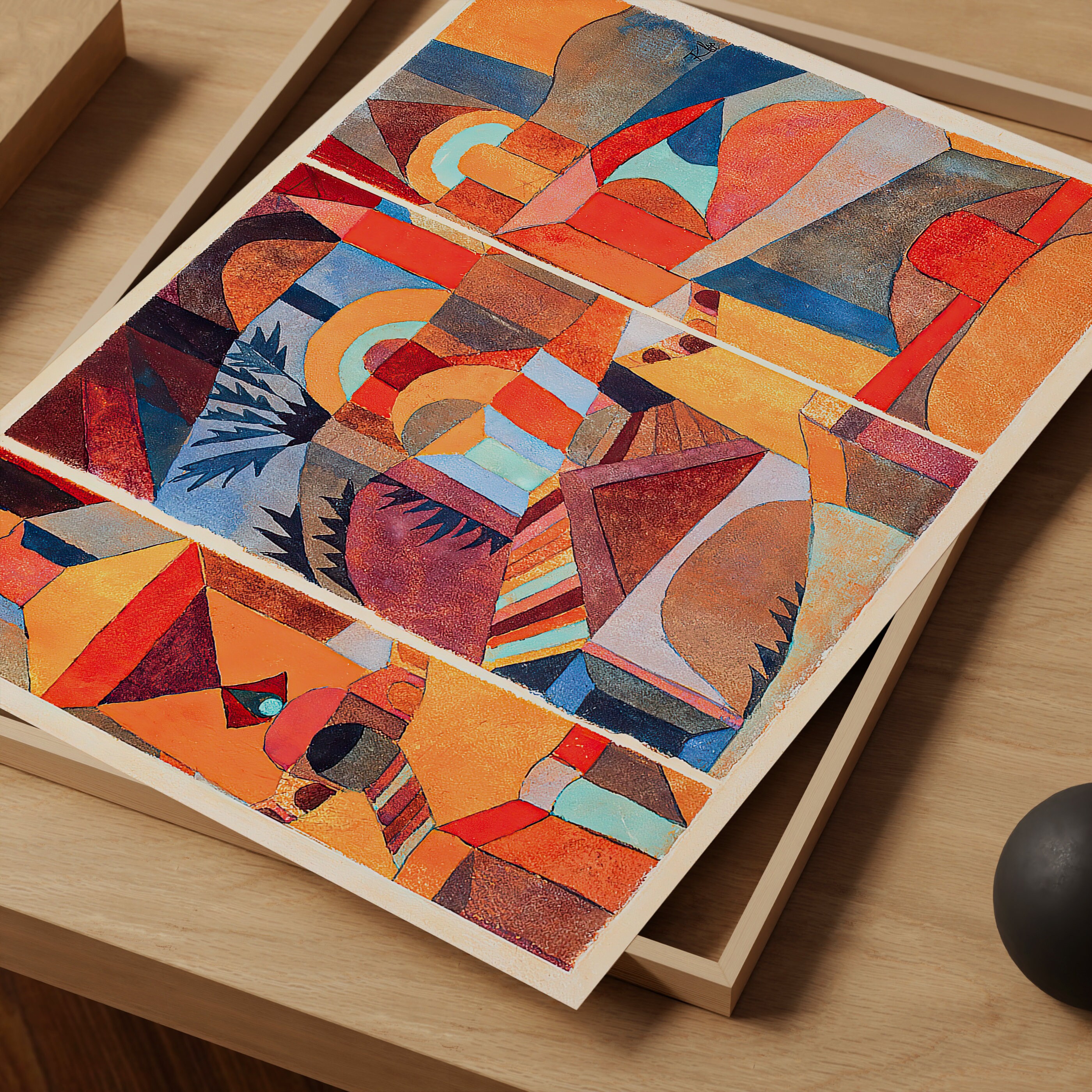 PAUL KLEE： Tempel / Stadte / Palaste Temple Gardens by Paul Klee