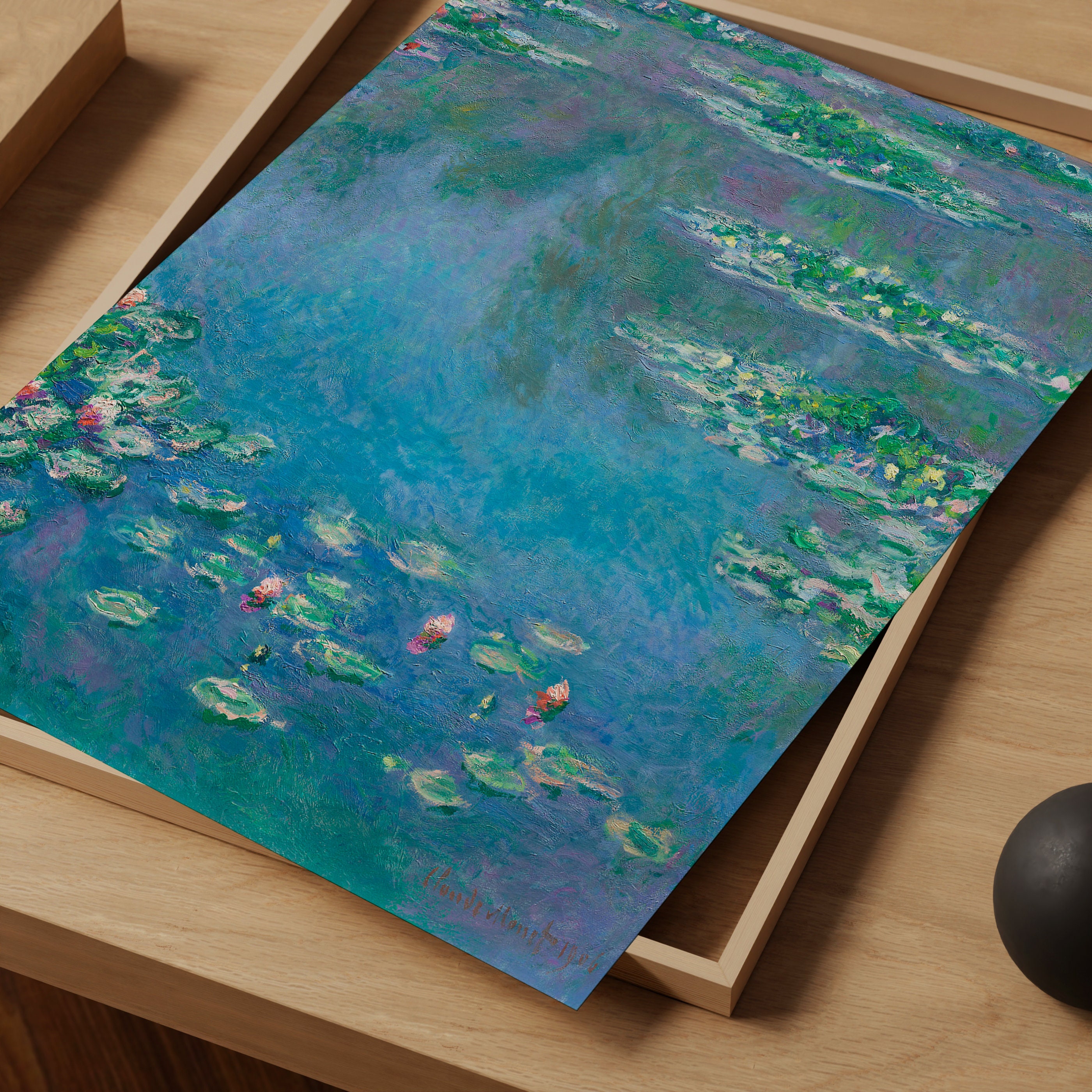 Wee Blue Coo Kunstdruck 'Claude Monet Bouquet' – 30x41 Cm (12x16 Zoll) – Hochwertiger Art Print