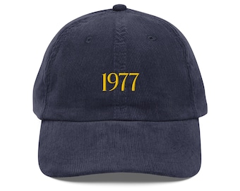 1977 Vintage corduroy cap