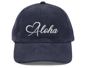 Aloha Vintage corduroy cap