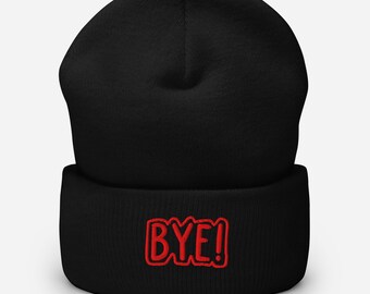 BYE! Cuffed Beanie