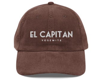 El Capitan Vintage Corduroy Cap