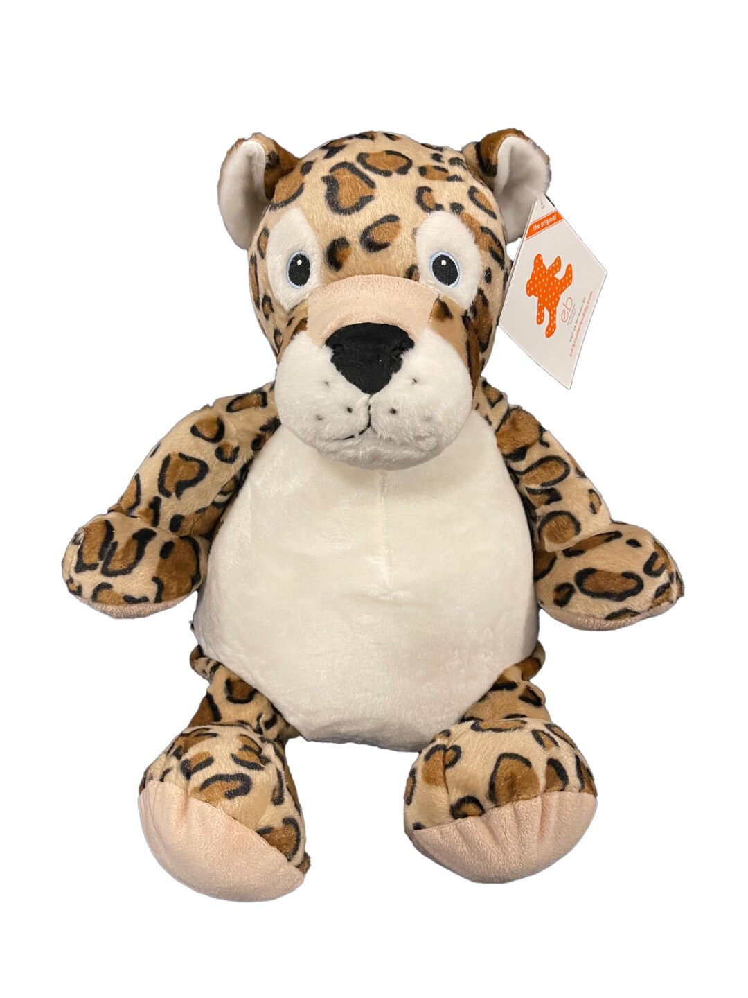 Personalized Stuffed Leopard, Plush Soft Animal, Custom Gift for ...