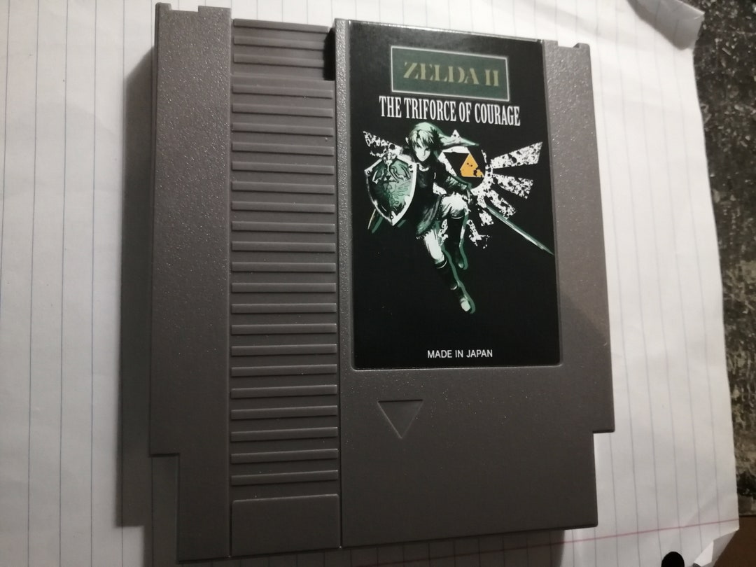 Zelda II the Triforce of Courage for Use on the Nintendo NES Etsy