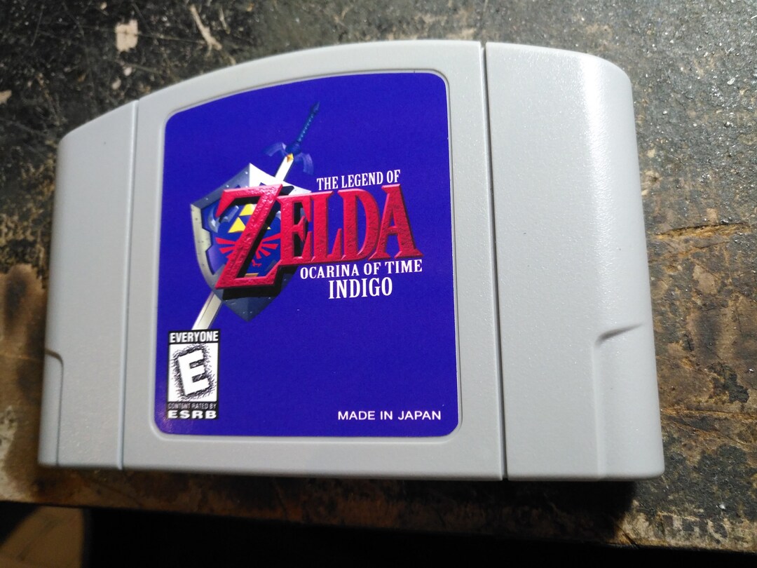 Zelda Ocarina of Time Indigo N64 Nintendo 64 expansion Etsy