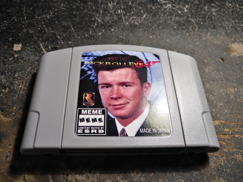 RickRollEye 64, 007 Goldeneye with memes - N64 Squid