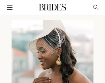 ?Derby bridal Fascinator fashion veil hat ? Kentucky of Derby Fascinator for Women Tea Party Wedding Hat  main image 3