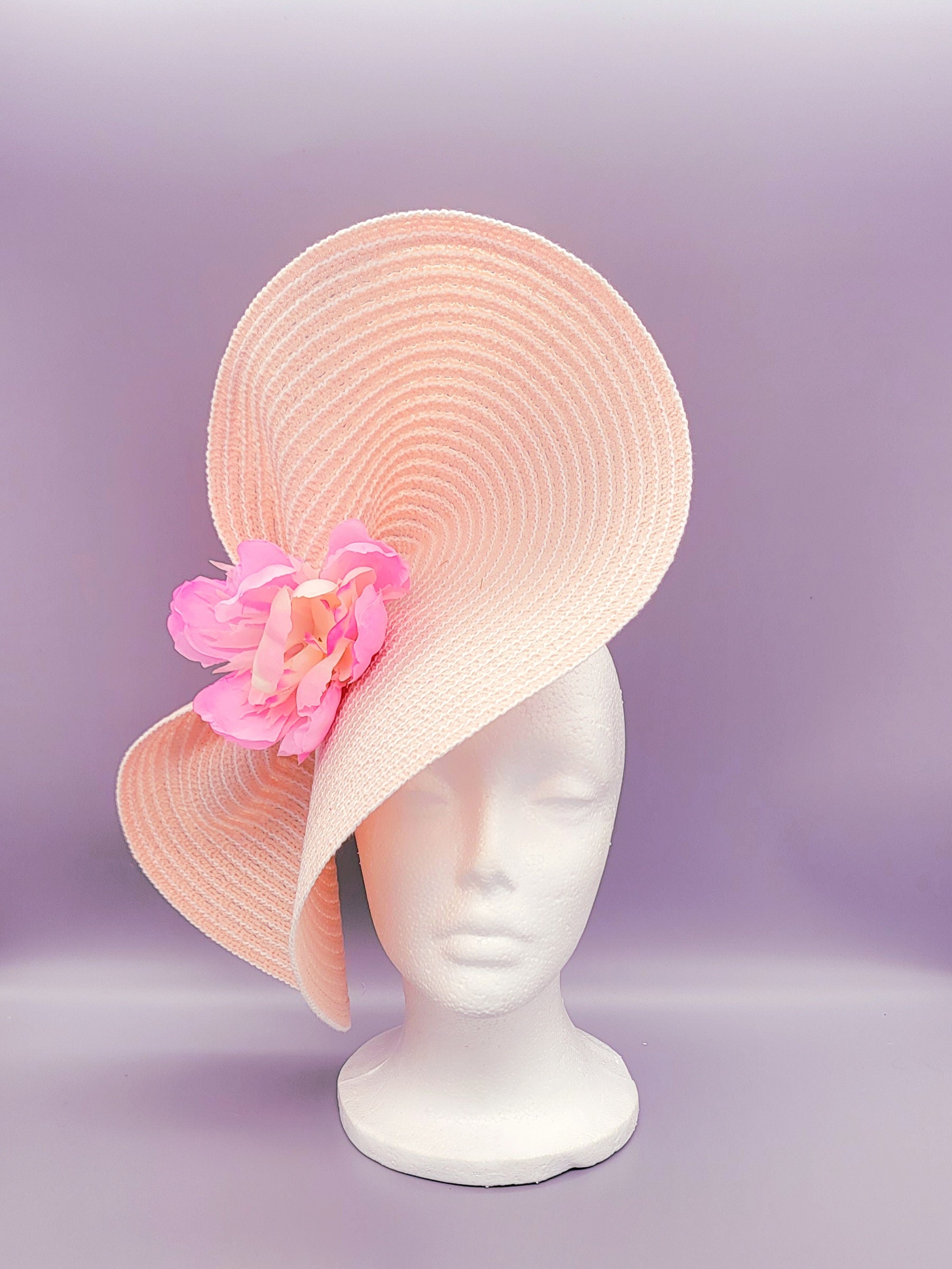 Pink Oaks Derby Hat Fascinator,church, Formal, Mother