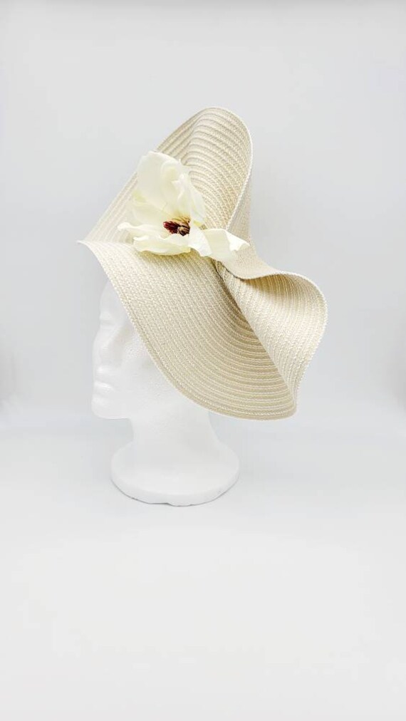 EASTER READY! Fascinator (cream) SF542 ( Off-white ) New Kentucky Derby, Church, Wedding, Tea  main image 4