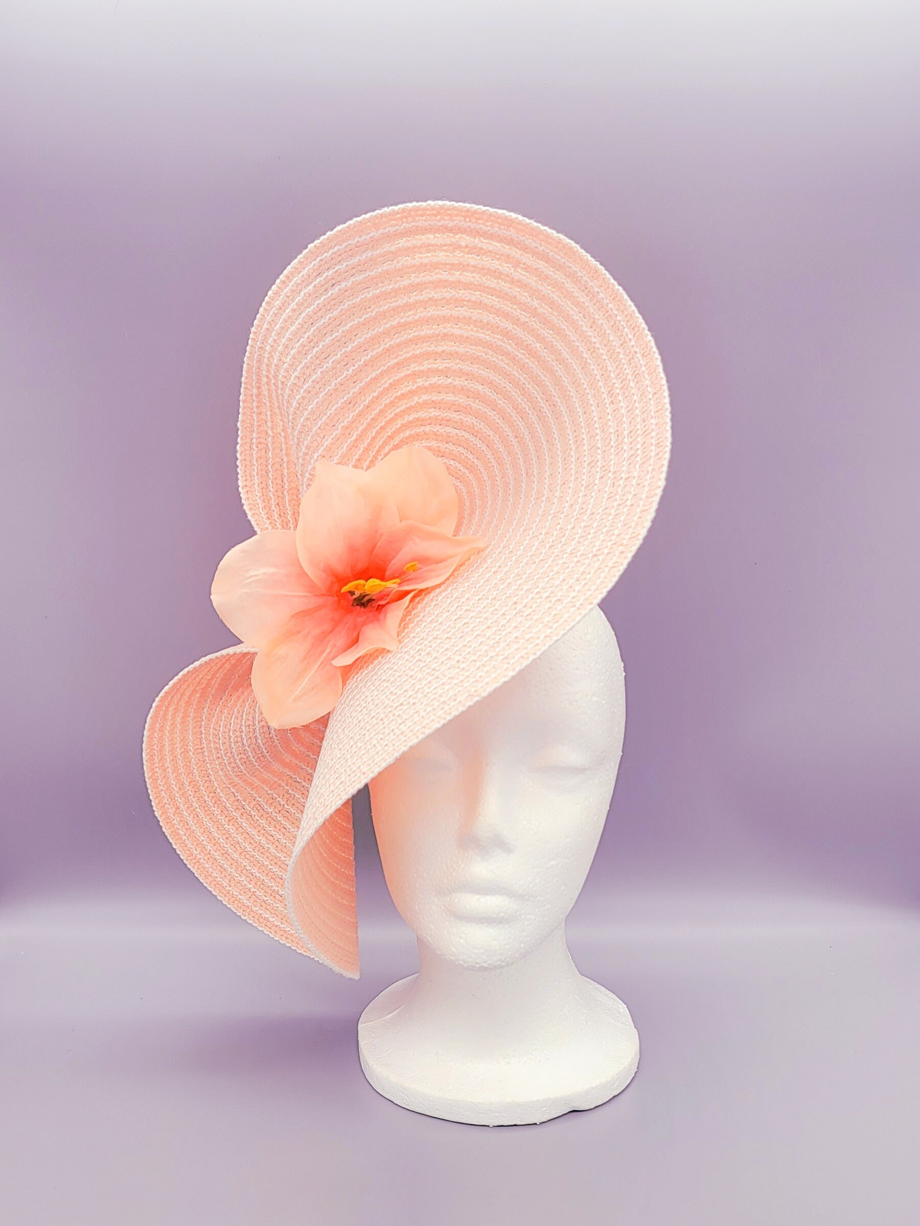 Pink Oaks Derby Hat Fascinator,church, Formal, Mother