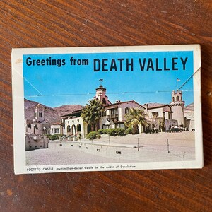 Vintage Death Valley Postcard Set