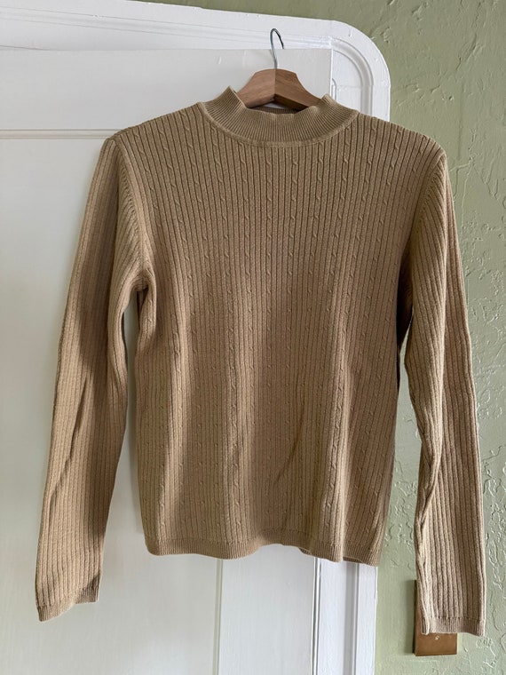 90s Vintage Laura Scott Mockneck Pullover Sweater